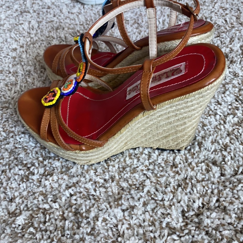Colorful Summer Wedges. - Picture 2 of 3
